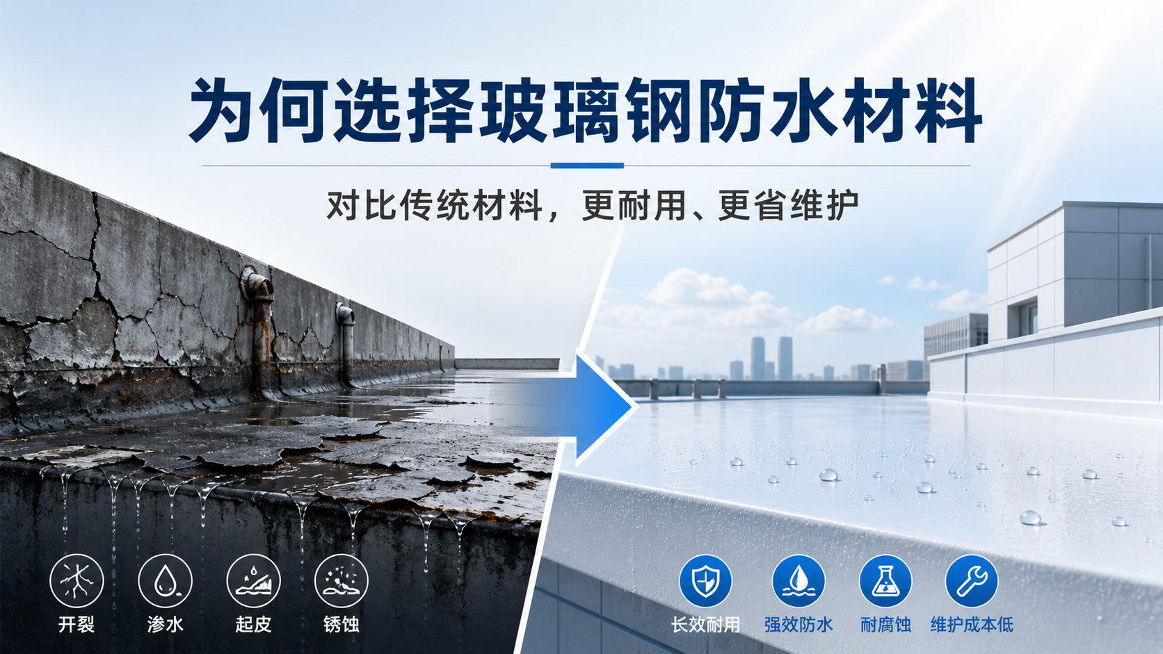 在绥化，为何选择玻璃钢防水材料而非传统材料